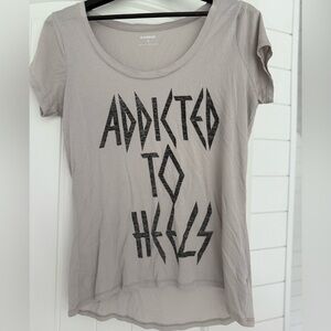 Express Light Gray Graphic Tee